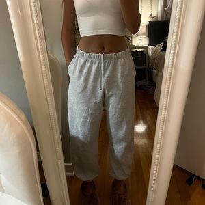 Garage fleece boyfriend sweatpants